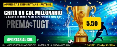 ¡Ganá un Gol Millonario Hoy! banner
